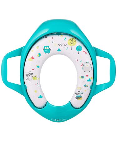 BBLV Pti Padded Toilet Seat Cover for Potty Training - Aqua - Buy Online on SooperMarket.com
