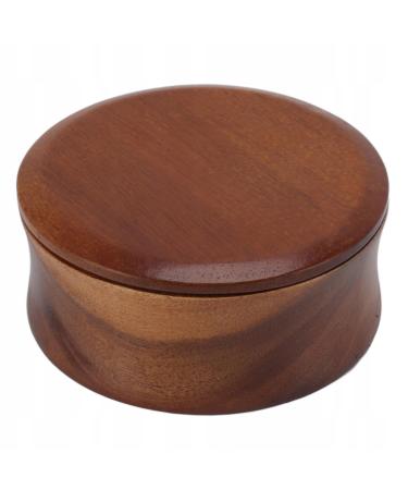 Shaving Soap Bowl Wooden Shaving Bowl 4.5 X 2.2 Inch Shaving Soap Bowl with Lid Shaving Bowl for Men Easy to Lather Fits Wet Shaving Widely Used Shave Bowl