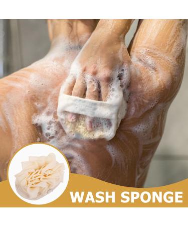 NOLITOY Exfoliating Mesh Shower Puff & Scrubber Ball | Bath Sponge for Men & Women - Luxurious Body Care - Buy Online on SooperMarket.com