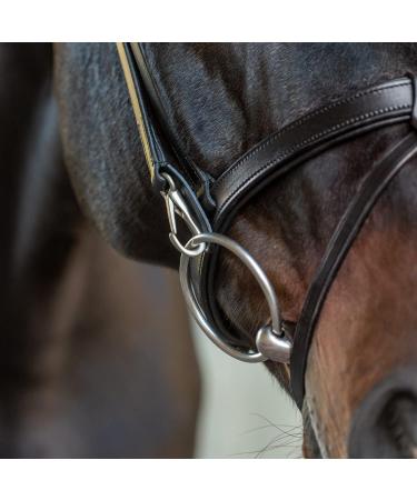 Shop Sunride English Combined Bridle Berlin with Reins - Soft Real Leather Adjustable & Anatomical for Ponies - Black - Buy Online on SooperMarket.com