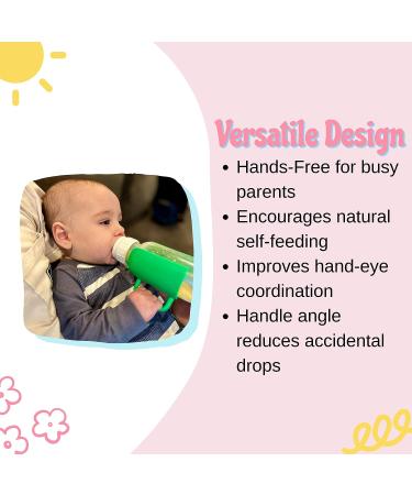 Baby Luvhandles Bottle Holder - Baby Shower Gift for Self Feeding - Blue - Buy Online on SooperMarket.com