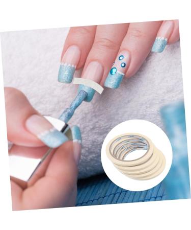 Healeved Nail Tool 5pcs Professional Masking Tape Nail Striping Tape Nail Glue Tape Nail Tips Tape Line Nail Art Nails Stickers Manicure Tape Striping Tape Line Nail Tape Tool Stripping As Shown medium - Buy Online on SooperMarket.com