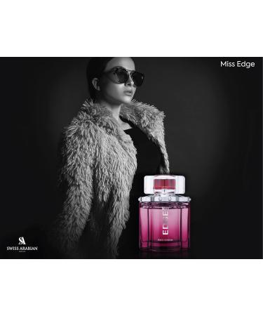 Swiss Arabian Miss EDGE - Luxury Products From Dubai - Long Lasting Addictive Personal EDP Spray Fragrance - Seductive Signature Aroma - 3.4 Oz - Buy Online on SooperMarket.com