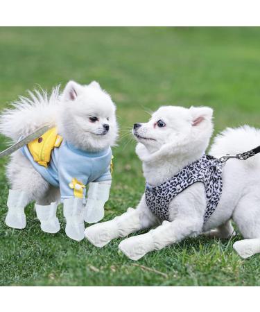 Zngou 12 Pcs Disposable Dog Shoes Dog Socks Paws Stop Licking Disposable Dog Boots Dog Paw Protector Dog Slippers Dog Foot Cover for Small Medium Dogs Pet Injured Paws Summer Indoor Outdoor Walking(L) - Buy Online on SooperMarket.com