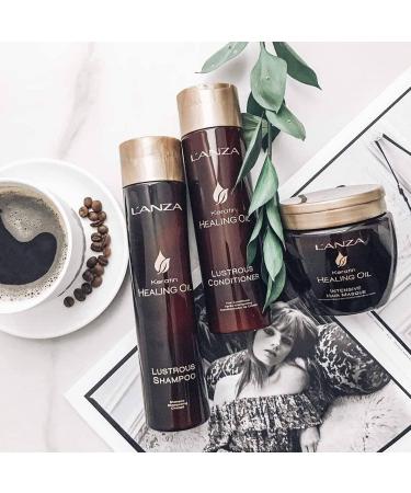 L'ANZA Keratin Healing Oil Lustrous Conditioner 32 Fl Oz - Nourishing Hair Treatment - Buy Online on SooperMarket.com