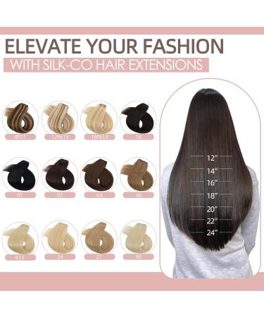 Wire In Hair Extensions One Piece 20inch #1B Natural Black 100% Real Remy Human Hair Natural Invisible - Buy Online on SooperMarket.com