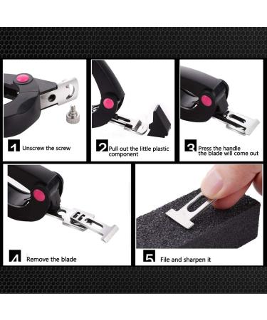 yilin Nail Clippers Professional Uv Gel False Nails Tips Cutter Nail Clippers Cutter Trimmer Stainless Steel Manicure(Black) - Buy Online on SooperMarket.com