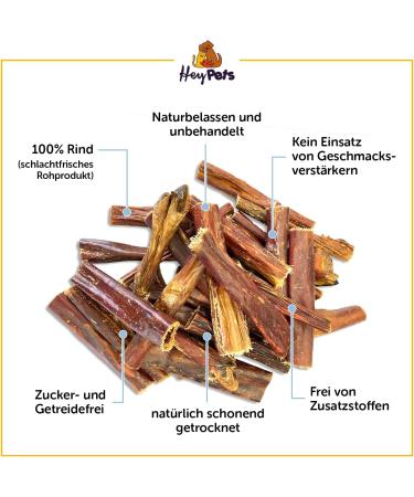Hey Pets Puppy Sticks - Natural Grain-Free Chewing Bones for Small Dogs & Puppies | 100% Premium Cattle | 500g Dental Care Treats | International Shipping - Buy Online on SooperMarket.com