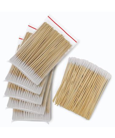 Bamboo Cotton Swabs 500 Count - Biodegradable 6 inch Cotton Buds - Organic Tip Applicators for Makeup, Cleaning & Pets Care - Buy Online on SooperMarket.com
