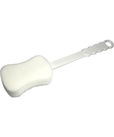 Long Handled Body & Back Scrubber - Exfoliating Bath Sponge for Men, Women, and Elderly - Wet/Dry Brushing Aid - Buy Online on SooperMarket.com