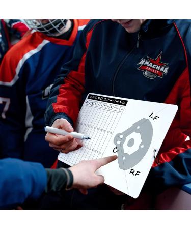 Eersida Baseball Coaches Clipboard & 24 Pack Softball Lineup Cards Dry Erase Coach Board Referee Marker Boards Cards for Gift - Buy Online on SooperMarket.com