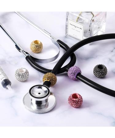 Hicarer 6-Piece Bling Crystal Stethoscope Charms - Nurse Accessories in Multiple Colors - Buy Online on SooperMarket.com