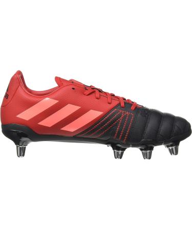 adidas Men's Kakari Elite (sg) Rugby Shoe - Core Black/Signal Coral/Scarlet - Size 12.5 UK - Buy Online on SooperMarket.com