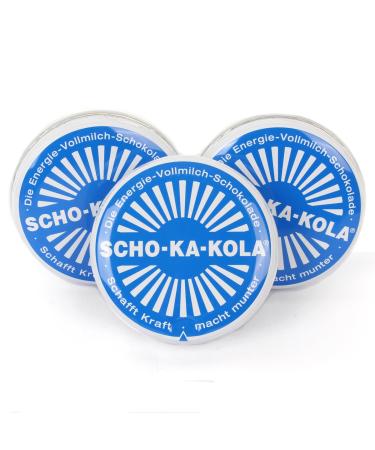 Scho-Ka-Kola German Caffeine Milk Chocolate - Set of 3