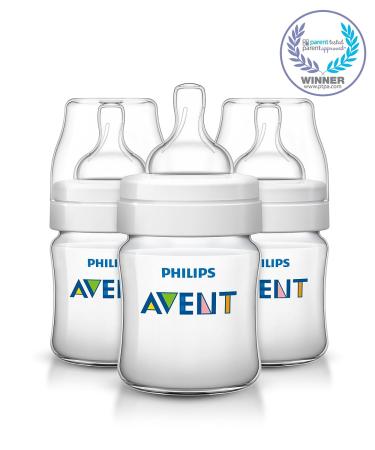 Philips Avent Anti-colic Baby Bottles Clear 4oz - 3 Piece Set, 3 Count - Buy Online on SooperMarket.com
