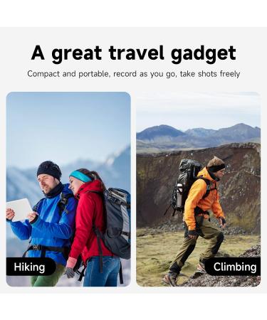 Telesin Upgrade Backpack Holder for GoPro Hero 11/10/9/8/7/6/5/4 & Insta360 X3/One X2 DJI Osmo Action 2 - Fast Clip 360 Compatibility - Buy Online on SooperMarket.com