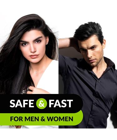 Super Eazzy Hair Colour Shampoo | 5-Minute Root Hair Dye Kit for Men & Women | No Parabens Ammonia Sulfates | Pack of 10 - Black - Buy Online on SooperMarket.com