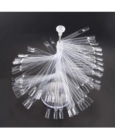 Huhebne Fan Shape Display Stand Holder for 120pc Nail Art Board Tips Stick - Buy Online on SooperMarket.com