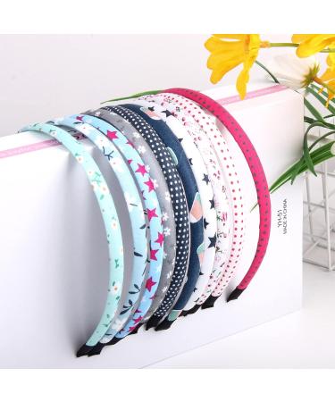 Fishdown Floral Headband for Women & Girls - Assorted 10pcs Pack - New Floral Style - Buy Online on SooperMarket.com