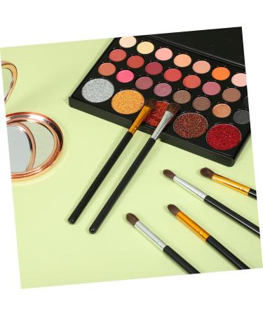 BELLIFFY 6pcs Eyeshadow Brush for under Eye Foundation Brush for Liquid Makeup Eye Shadow Brush Plastic - Buy Online on SooperMarket.com