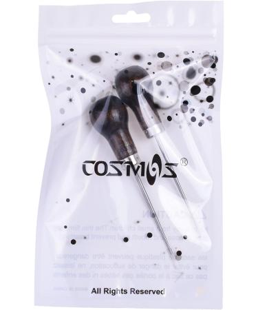 Cosmos Pack of 2 Gourd Shape Leather Craft Scratch Awl & Pin Punching Tool Set - Buy Online on SooperMarket.com