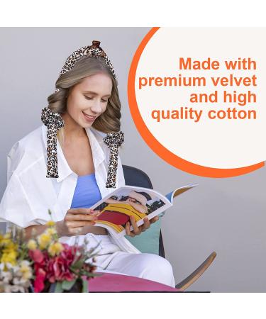 Leopard No Heat Curlers - Overnight Heatless Curls for Long Hair - Silk DIY Hair Styling Tools Kit - Buy Online on SooperMarket.com