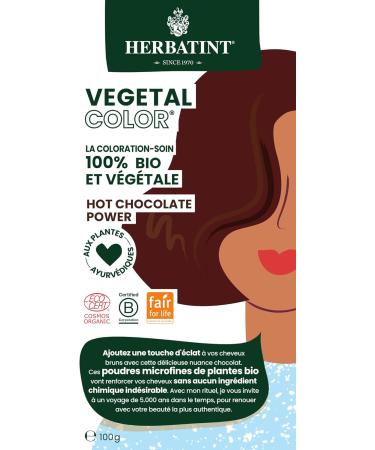 Herbatint Vegetal Color Bio 100g - Hot Chocolate Power - Buy Online on SooperMarket.com