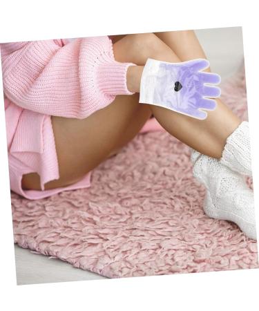 Mikinona 2 Pairs Wax Gloves Wax Cover Kit Paraffin Wax Feet Film Wax Hand Cover Hand Moisturizing Kit Beauty Hand Wax Cover Close Friends Set of Feet Spa Purple Non-woven Fabric - Buy Online on SooperMarket.com