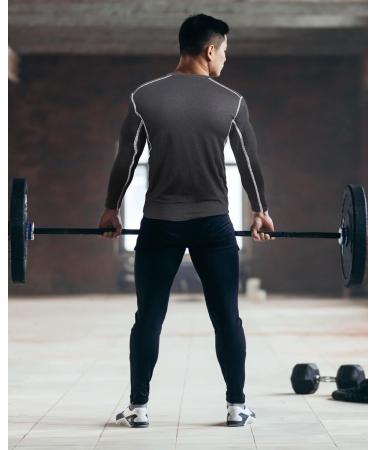 Hicarer 6 Pack Men's Athletic Compression Shirts - Dry Fit Workout Running Top - XX-Large - Buy Online on SooperMarket.com