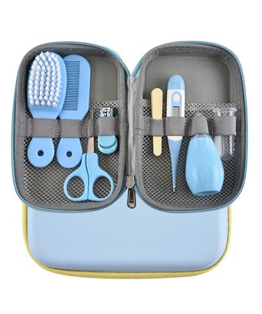 RoseFlower Baby Healthcare and Grooming Kit 8 in 1 Baby Item Newborn Essentials Nursery Care Set Include Finger Toothbrush Nail Trimmer Ear Cleaner - Baby Product for Infant Toddlers Boys Girls Kids #2