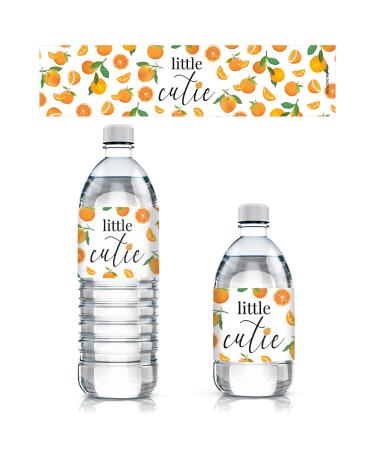 Little Cutie Baby Shower Water Bottle Labels 24 Count