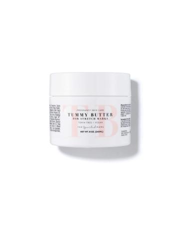Tummy Butter Stretch Mark Prevention Cream - Safe for Pregnancy - Cocoa Butter & Shea Butter - Toxin Free - Vegan - C-Section Scar Lotion for Dry Pregnancy Skin 8 Ounce (Pack of 1)