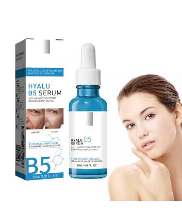 Hyalu B5 Serum Hyaluronic Acid B5 Serum Anti Aging Serum Face Serum Concentrate Hyaluronic Acid Serum for Face - Anti Aging Instant Face Firming & Plumping Face Fade Fine Lines 30ml
