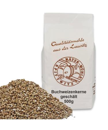 Mills buckwheat kernels peeled 500g in best quality buckwheat grains fresh from the Rtze mill 100% regional and natural