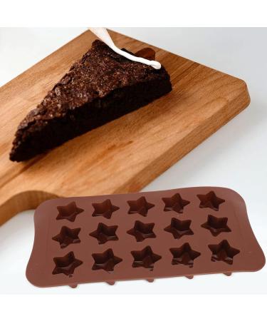 MAGICLULU 1 Set Chocolate Mold Ice Cube Gum Star Pie Pans Animal Stencils Star Shaped Candy Silicone Molds Silicone Ice Cube Molds Star Pasties Crayon Mold Baking Supplies Cake Silica Gel 21x10.5cm Brown - Buy Online on SooperMarket.com