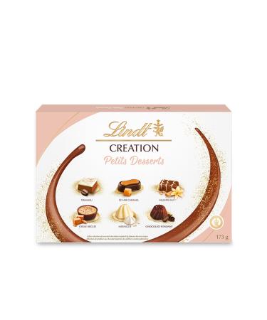LINDT CREATION Petits Dessert Chocolate Gift Box Assorted Chocolate Varieties 173 Gram Gift Box Christmas Chocolate Holiday Gift