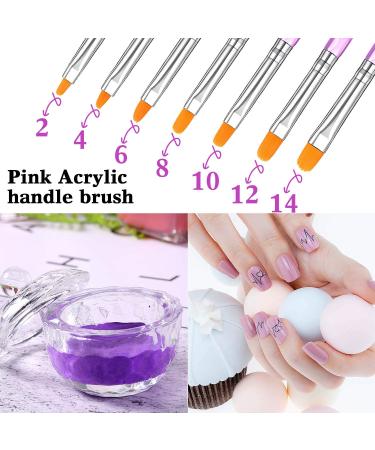 10 Piece Nail Design Manicure Care Tools + 3 Piece Clear Dappen Dish Cup + 7 Piece Acrylic Nail Brush Set for DIY Nail Art - Perfect for Christmas & Halloween Gifts - Buy Online on SooperMarket.com