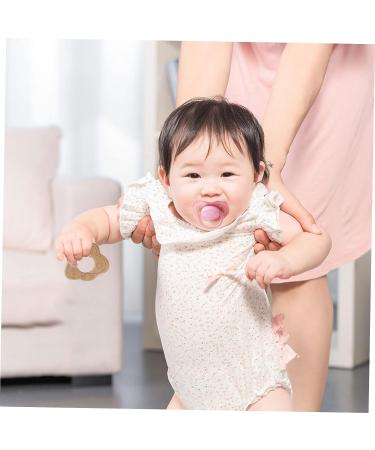 Didiseaon 10pcs Wooden Teething Pendant for Babies - Beech Wood Teether with Cartoon Design 5X6.3CM - Buy Online on SooperMarket.com