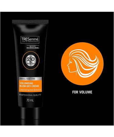 TRESemme Volumising Blow Dry Cream All Hair Types 6x 70ml Professional Quality - Up to 230C Heat Protection - Buy Online on SooperMarket.com