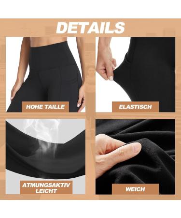 Shop Gayhay High Waist Women's Leggings - Black Sport Leggings with Pockets | Opaque Fitness & Yoga Pants for Gym & Running - Buy Online on SooperMarket.com