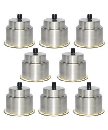 Yuanhe Stainless Steel Cup Drink Holder Insert with Drain for Marine Boat RV Camper 8PCS