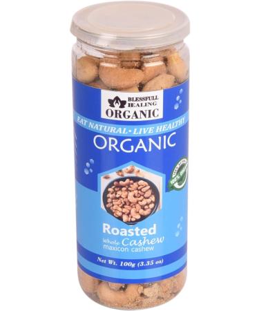 Blessfull Healing Organic Natural Vegan Maxicon Roasted Whole Cashew Nuts Crunchy Kaju 150 Gram - Buy Online on SooperMarket.com