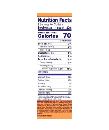 Welch s Mango-Peach Fruit n Yogurt Snacks - 1 Box of 8 (0.7oz) Pouches - Buy Online on SooperMarket.com