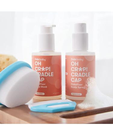 Frida Baby Cradle Cap Flake Fixer Scalp Spray + Mask Duo - Soothes Baby's Scalp, Prevents Dryness & Flakes - Buy Online on SooperMarket.com