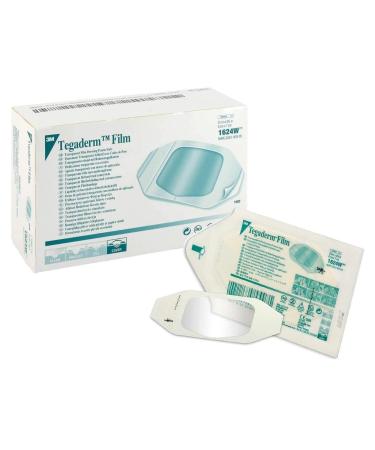 Nexcare Tegaderm Transparent Dressing - 2-3/8 Inches X 2-3/4 Inches - 100 100 Count (Pack of 1)