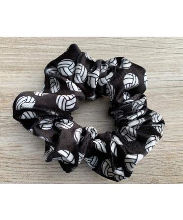 Volleyball Premium Velvet Scrunchie - No Crease Hair Elastic | Volleyball Hair Accessories Gift - Buy Online on SooperMarket.com