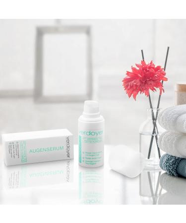 Verdoy Eye Serum for Dark Circles & Wrinkles - Anti-Fold Smoothing Eye Care with White Tea & Peptides - Made in Germany - Buy Online on SooperMarket.com