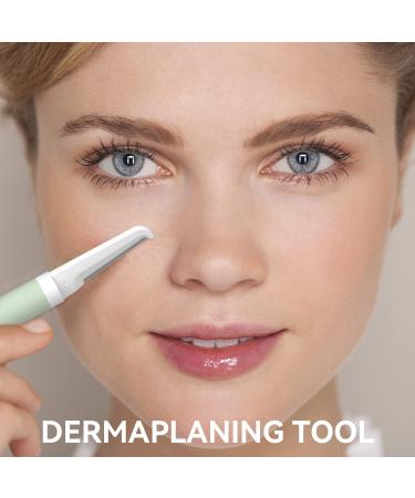 Dermaplaning Tool for Women - Durable Face Exfoliation Razor with 4 Blades - Peach Fuzz and Dead Skin Remover - Buy Online on SooperMarket.com