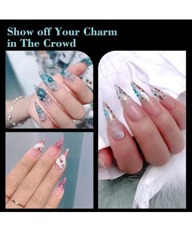 500PCS Quaferen Clear Glaze Stiletto Nail Tips - Long Full Cover for Acrylic Nails - Professional Curved Extension Tips for Nail Art Salon - Buy Online on SooperMarket.com