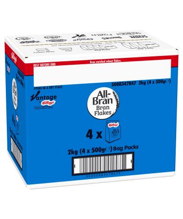 Kellogg's Bran Flakes Bag Pak 4 X 500G